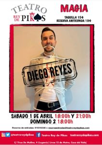Espectáculo de magia del gran Diego Reyes en Rey de Pikas