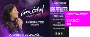ANA GABRIEL, POR AMOR A USTEDES, EN MADRID