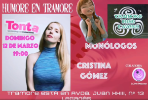 Monólogos historias de Cristina Gómez