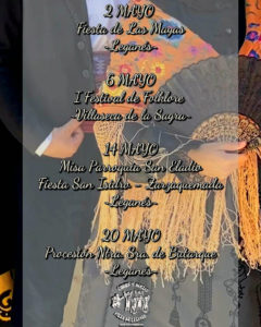 ACTUACIONES DEL MES DE MAYO en Leganés
