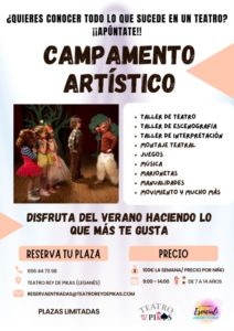 CAMPAMENTO DE VERANO ARTÍSTICO TEATRAL