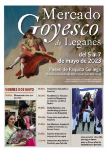 Mercado Goyesco de Leganés el 5 de mayo