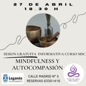 Mindfulness y Autocompasión en Leganés