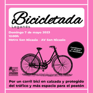 NUEVA BICICLETADA en Leganés!