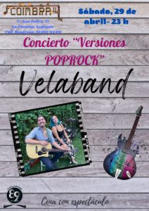Concierto de “VERSIONES POPROCK con “VELABAND”