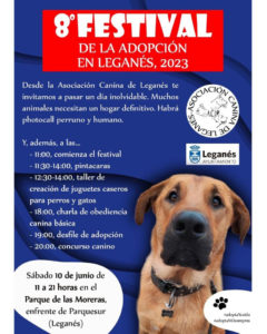 8 FESTIVAL DE LA ADOPCIÓN DE LEGANÉS  