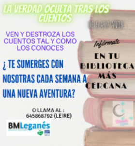 Tardes en la biblioteca “La verdad Oculta tras los cuentos”