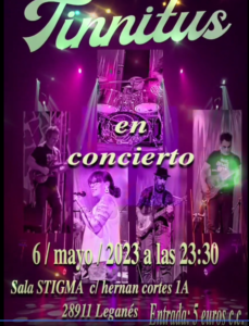 Tinnitus en concierto en Leganés