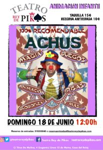 Espectáculos para ir con niños en el teatro Rey de Pikas