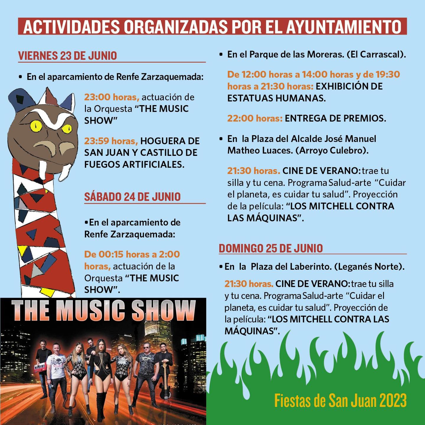 Programa Fiestas de San Juan 2023