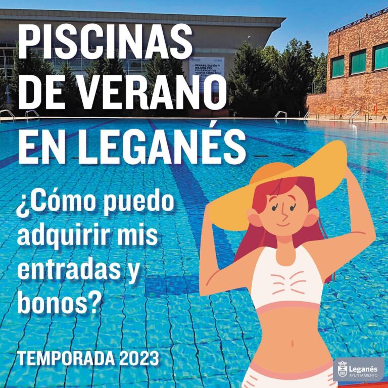 Las piscinas de verano Leganés 2023