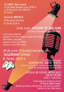 Programa de las Fiestas de San Fortunato