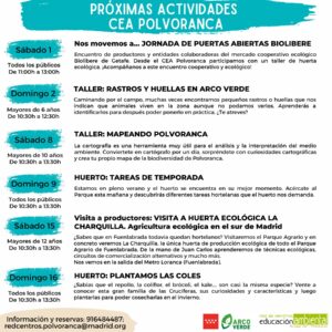 Programación de junio 2023 en el CEA Polvoranca