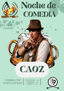 Un monólogo con mucho humor con Caoz