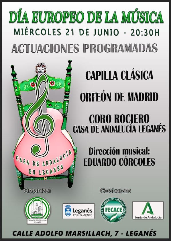 Día europeo de la música en la Casa de Andalucía