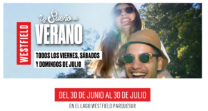 EN EL LAGO WESTFIELD PARQUESUR SUEÑO DE VERANO
