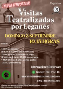 VUELVE LA NUEVA TEMPORADA DE VISITAS TEATRALIZADAS POR LEGANÉS