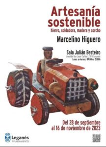 Cartel exposicion artesania sostenible