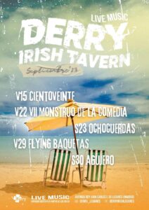 Conciertos en el Derry en septiembre