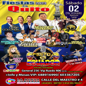 FIESTAS DE QUITO 2023