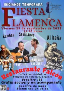 Fiesta flamenca en el Restaurante Falcón
