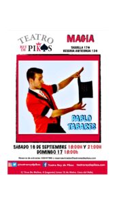 Espectáculo de magia para todos los públicos con Pablo Tabares
