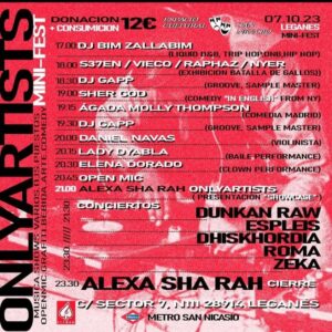 ONLYARTISTS MINI-FEST SAN NICASIO