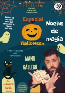 Especial HALLOWEEN con el mago MANU GALLEGO