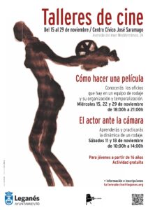 Talleres de cine gratuitos