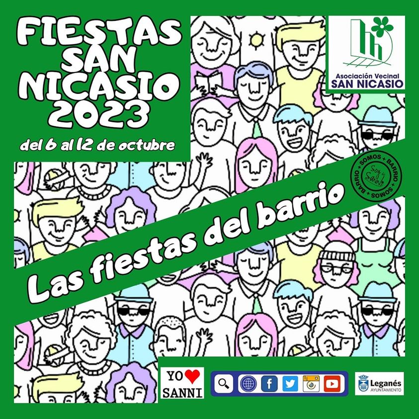 Fiestas de San Nicasio 2023.Asociación De Vecinos De San Nicasio