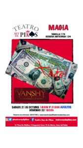 Espectáculo de magia con el mago VANSHY
