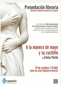 Presentación del libro de Eloísa Pardo "A la manera de mayo y su cuchillo"