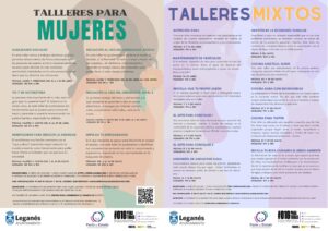 Talleres para el desarrollo personal de mujeres y hombres en Leganés