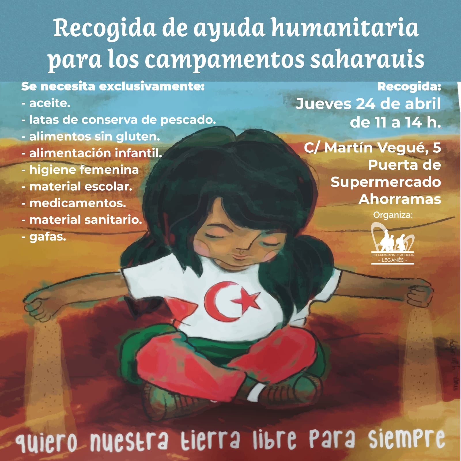 Ayuda humanitaria campamentos saharauis Leganés