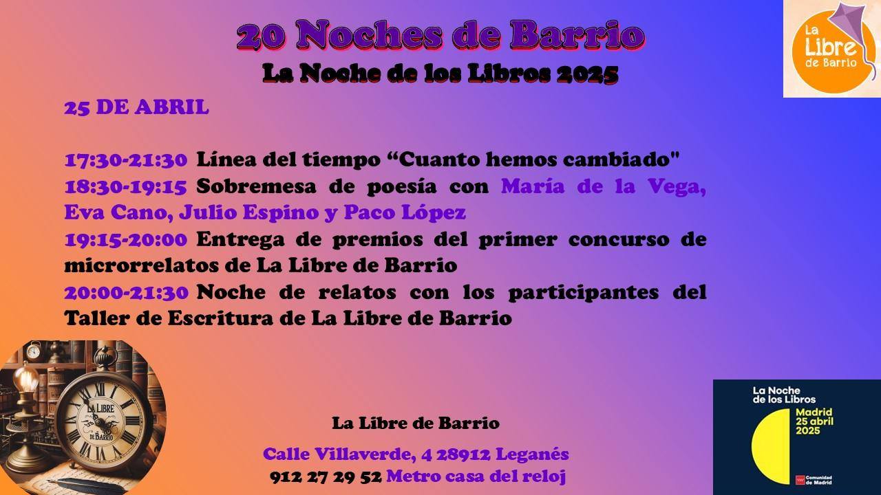 La Noche de los Libros - La Libre de Barrio