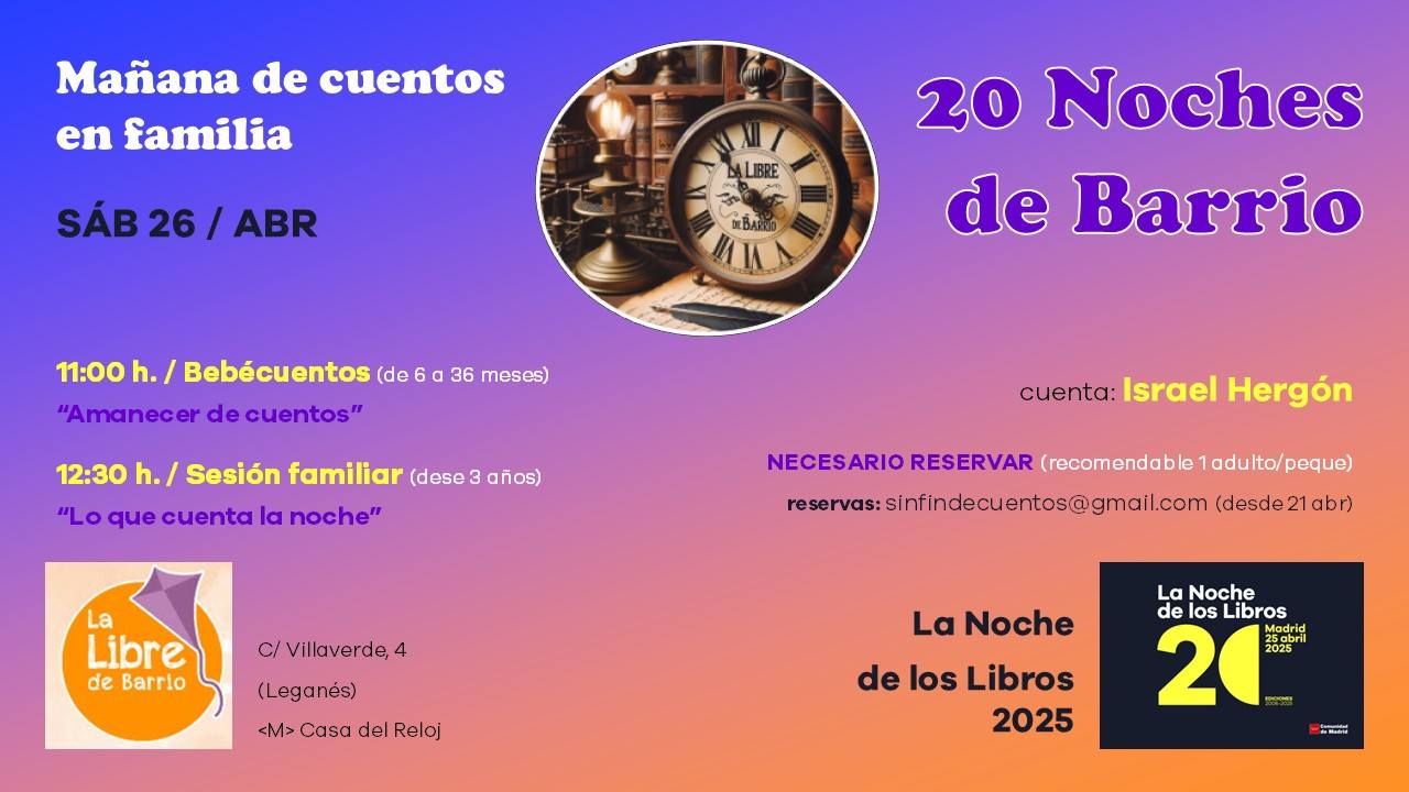 Mañana de cuentos - La Libre de Barrio