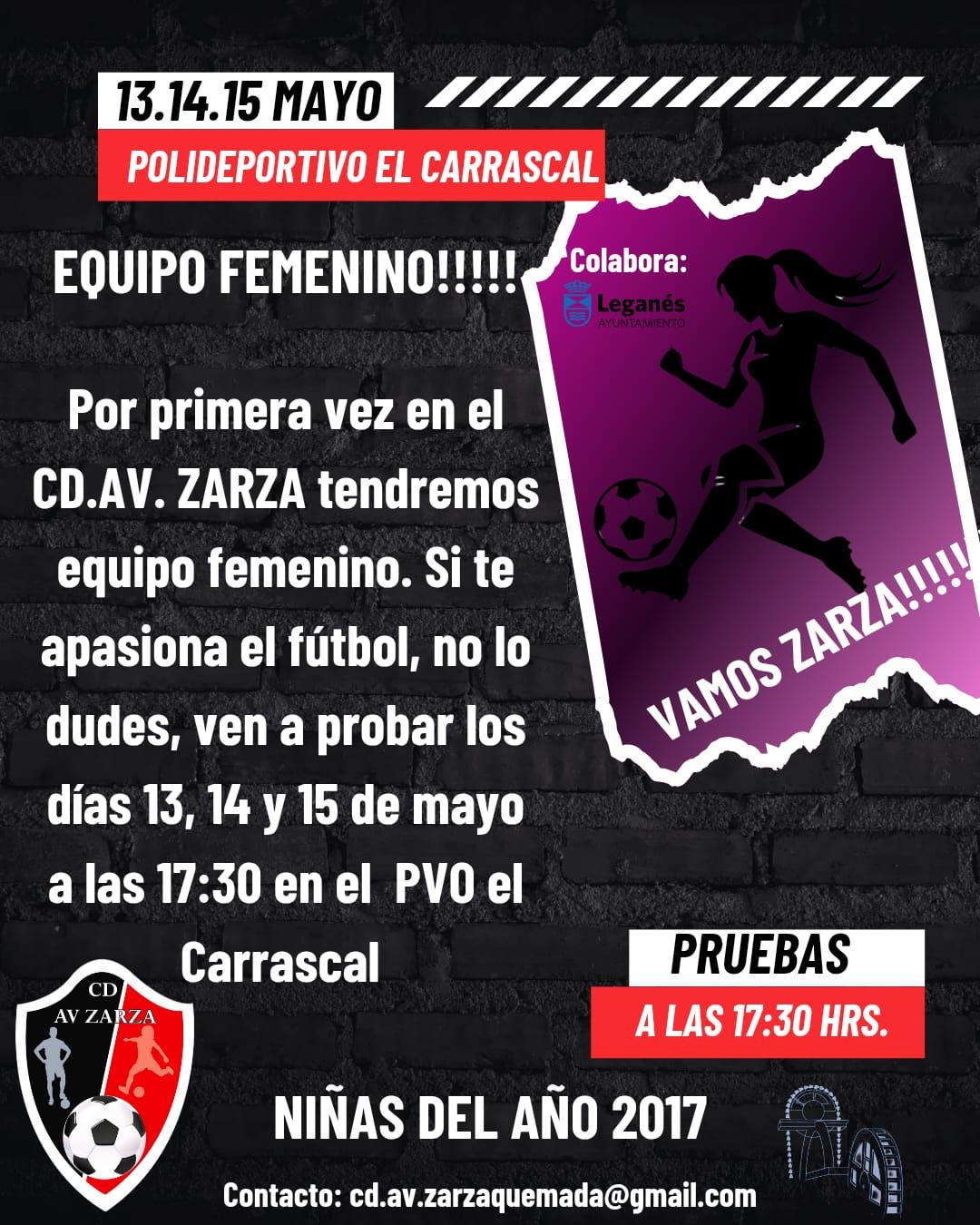 Equipo femenino CD. AV. Zarza