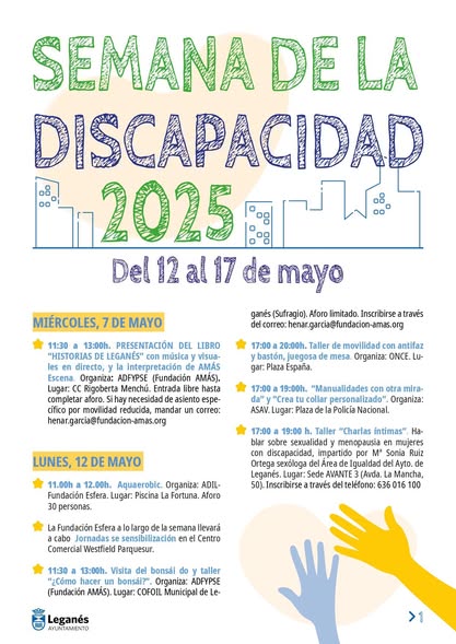Semana de la Discapacidad 2025 en Leganés