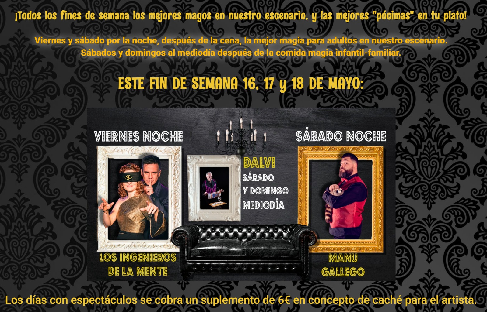 espectáculos de magia en vivo para toda la familia