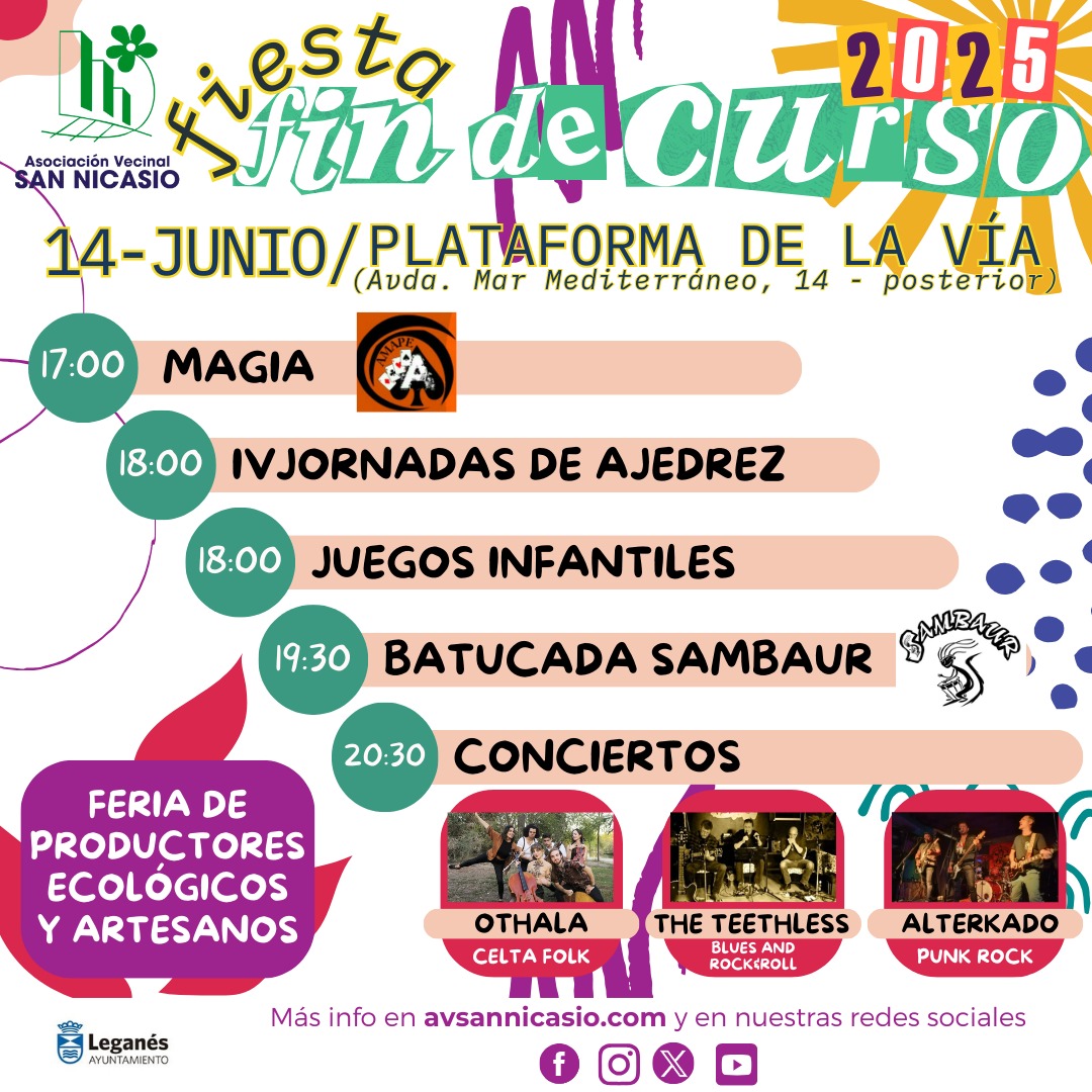 Fiesta Fin de Curso San Nicasio 2025