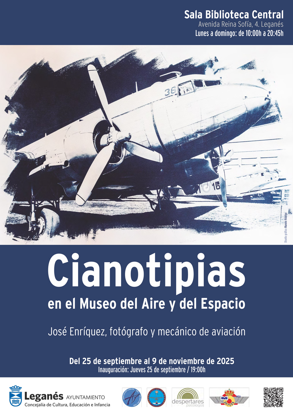 Cianotipias en el Museo del Aire y del Espacio