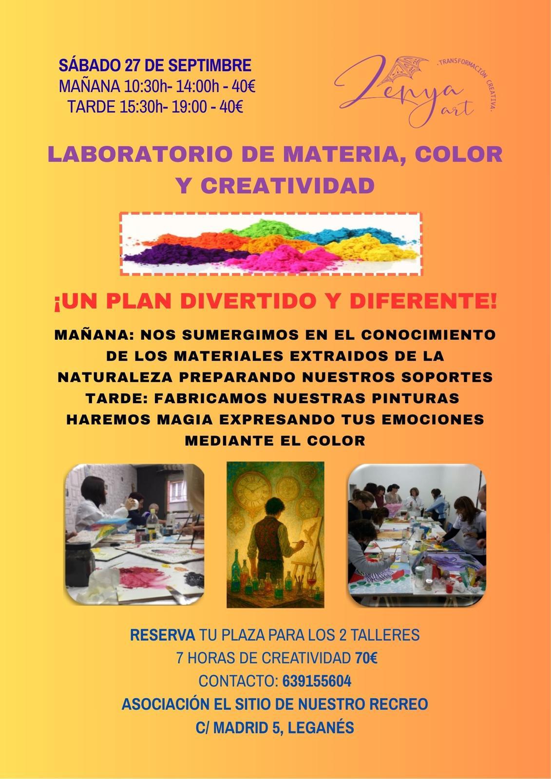 Laboratorio de Materia, Color y Creatividad