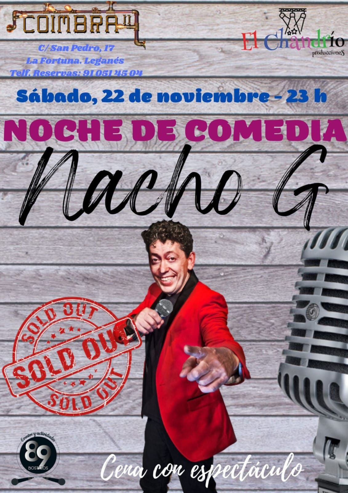 COMEDIA con NACHO G en COIMBRA II