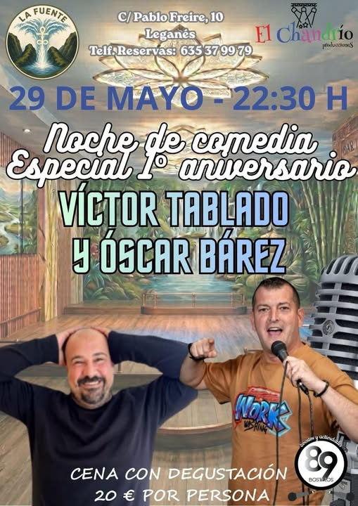 COMEDIA en Leganés en LA FUENTE del barrio de San Nicasio