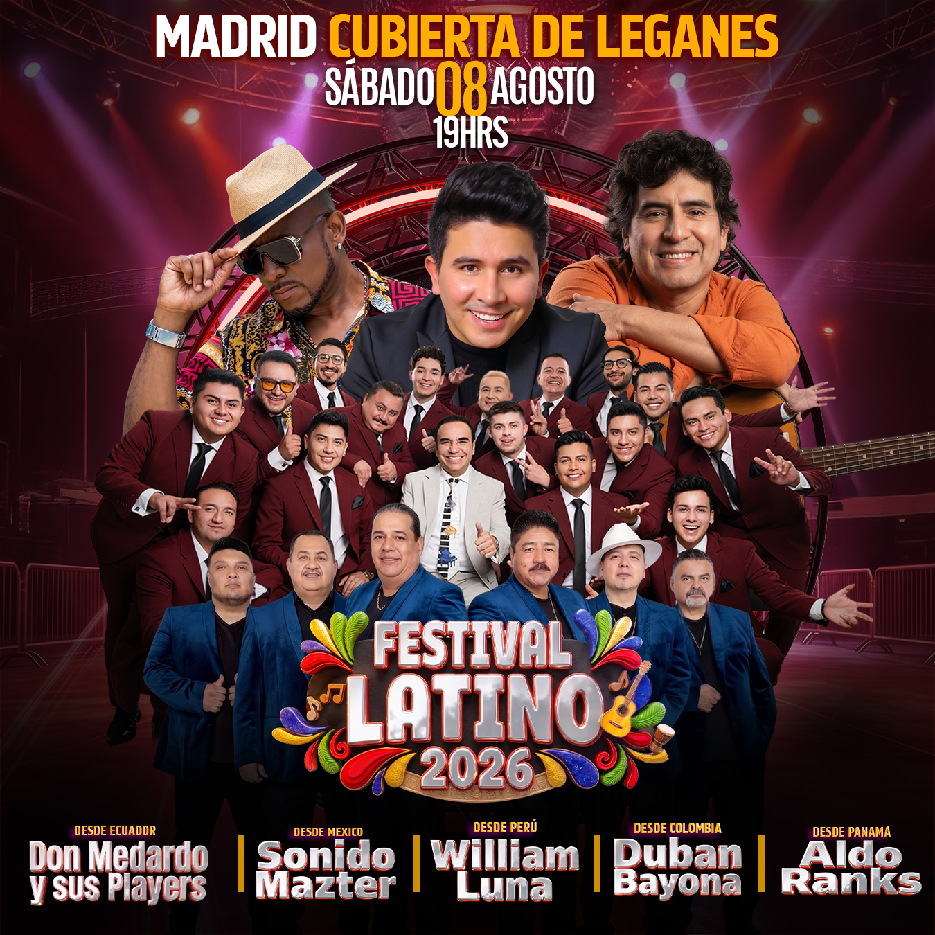 Festival Latino 2026 de música en directo