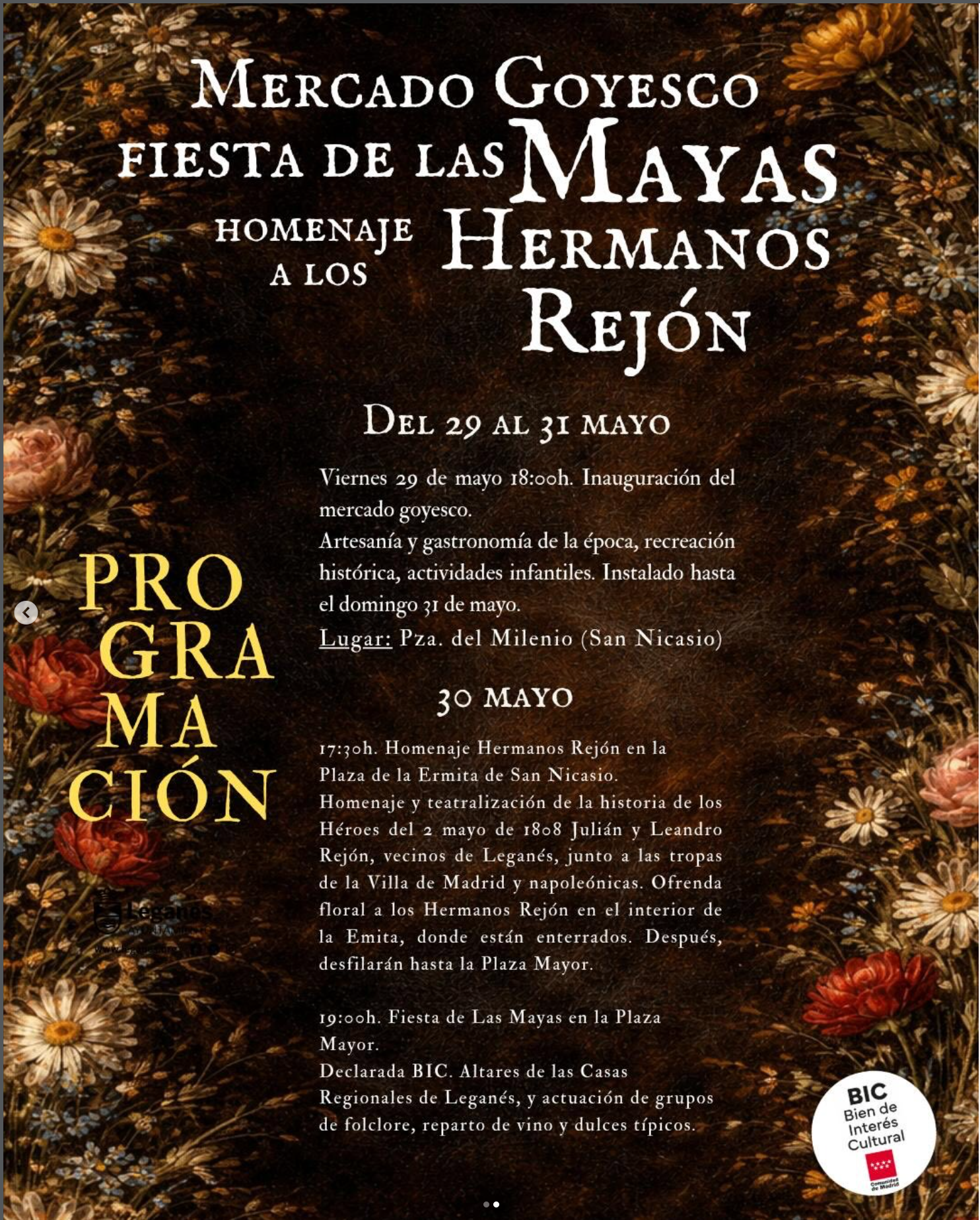 las Mayas, la recreación histórica de los Hermanos Rejón y el Mercado Goyesco