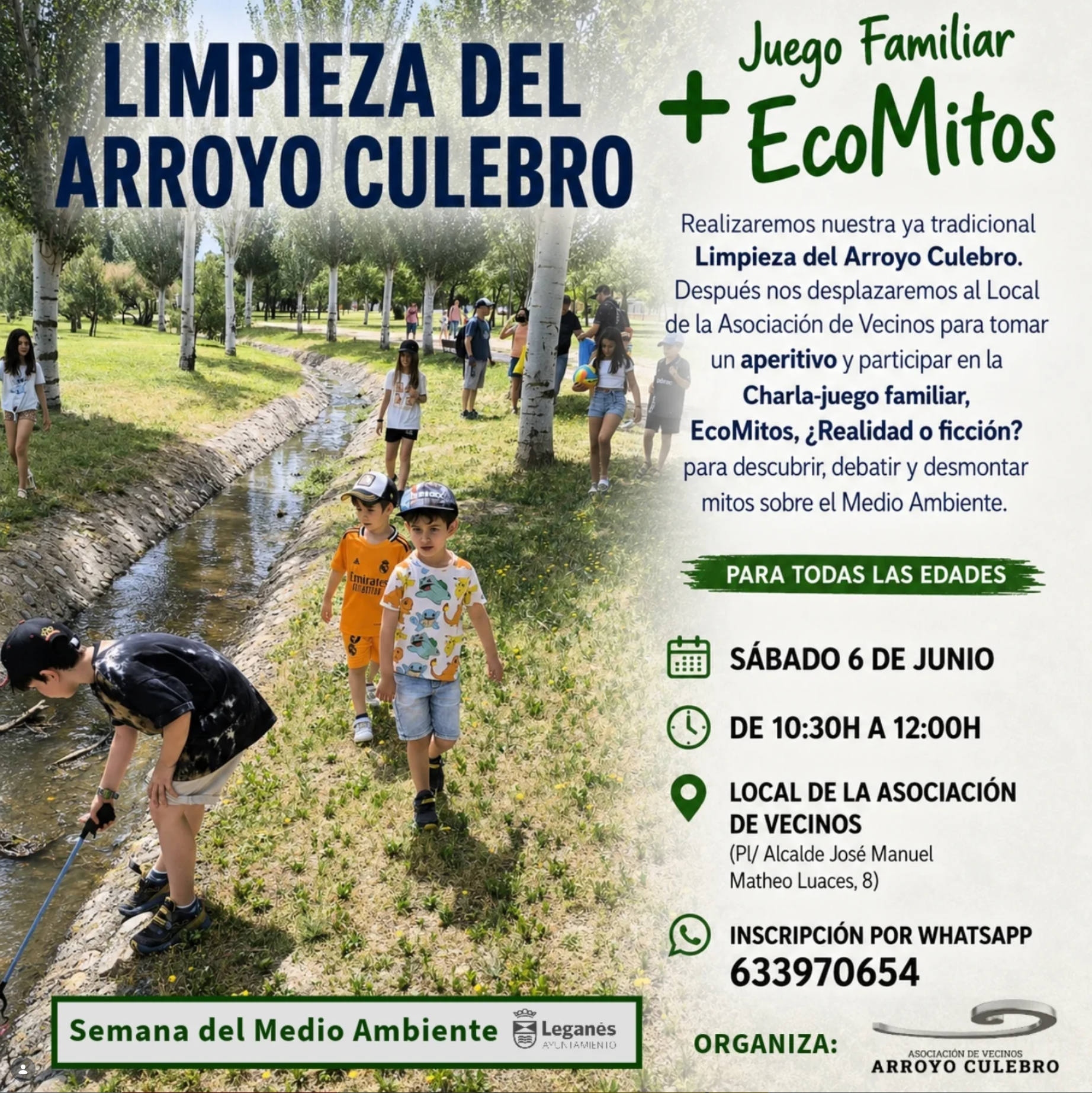 LIMPIEZA DEL ARROYO CULEBRO