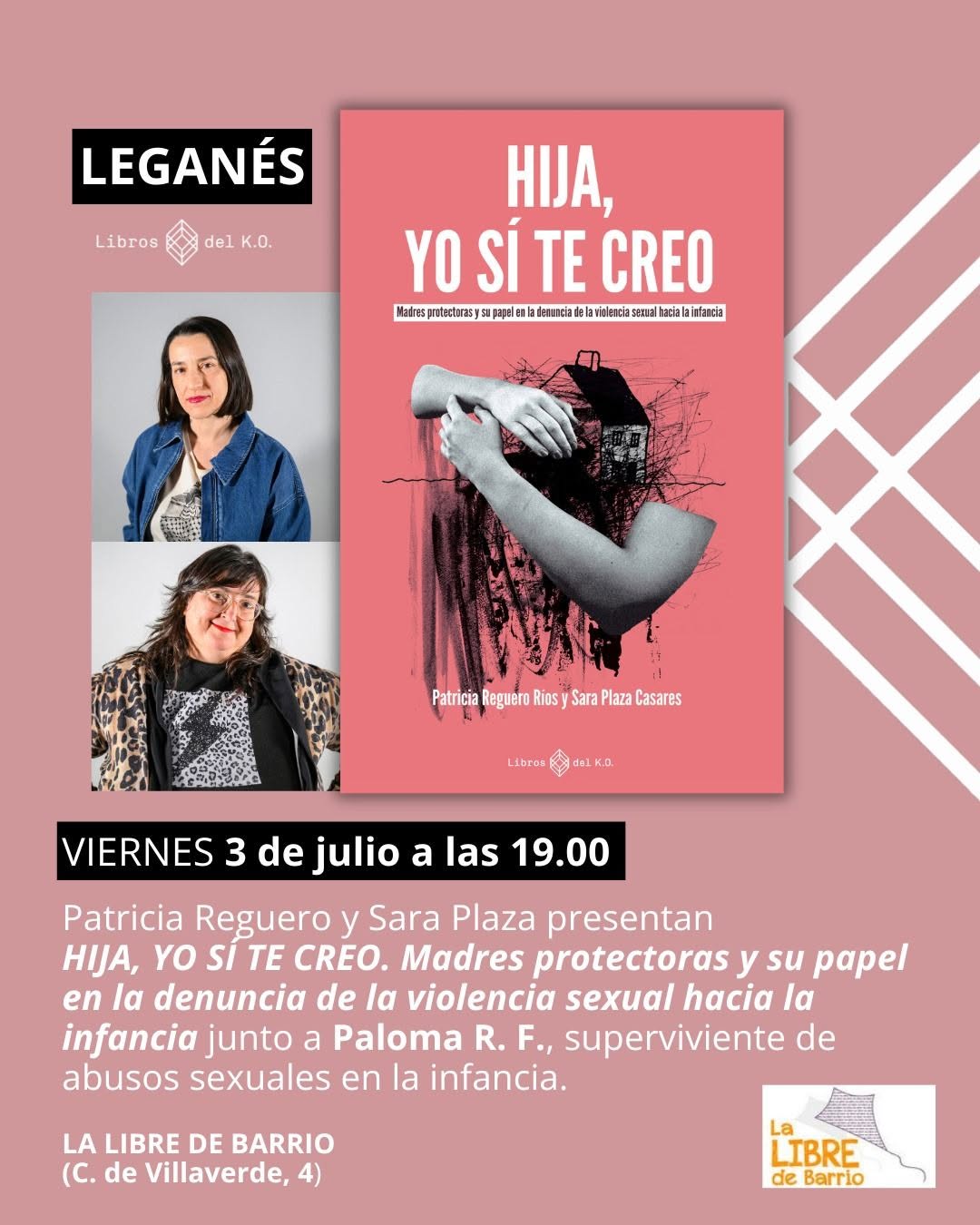 Presentación del libro : " HIJA, YO SÍ TE CREO"