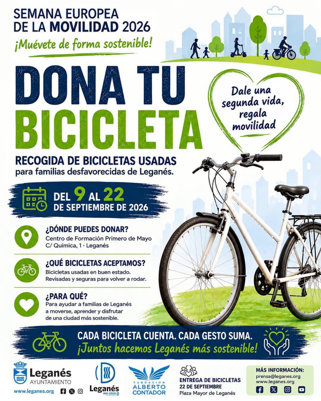 ¿Tienes una bici vieja que ya no utilizas? ¿Está parada en casa y podría volver a rodar?