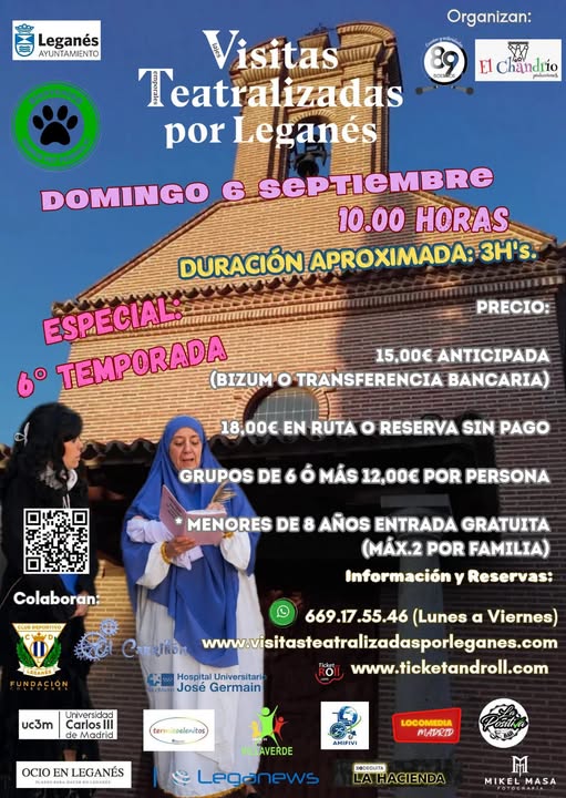Visitas teatralizadas por Leganés, especial sexta temporada